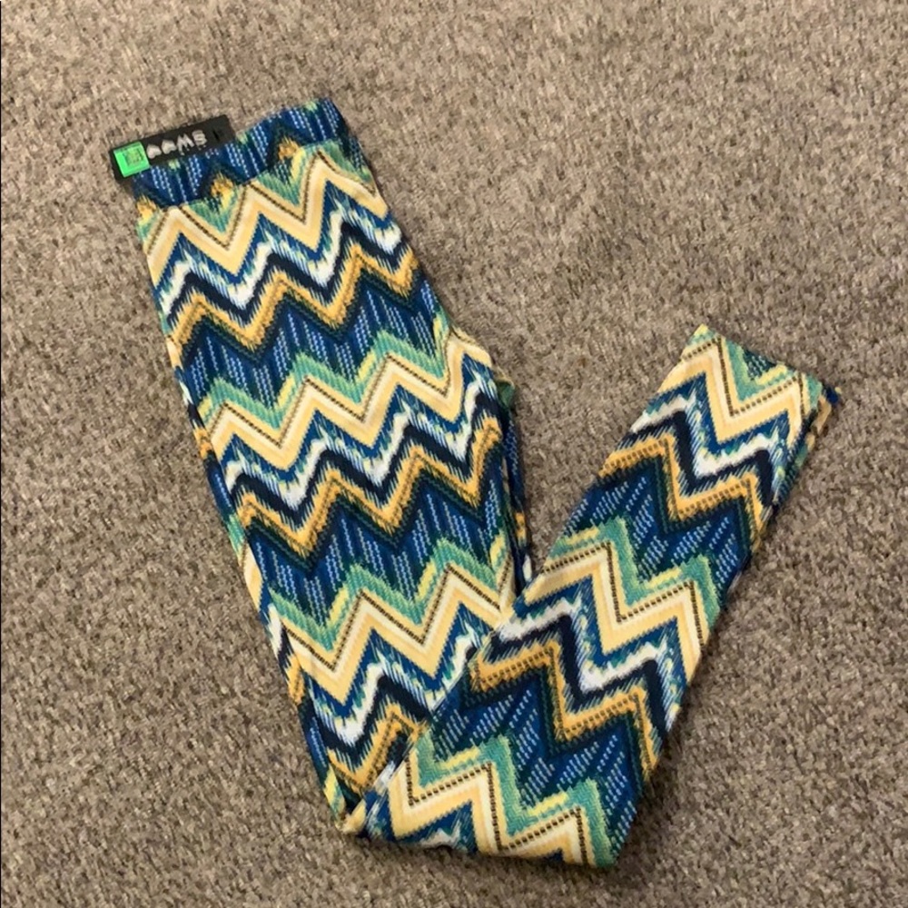 Chevron Print Leggings
